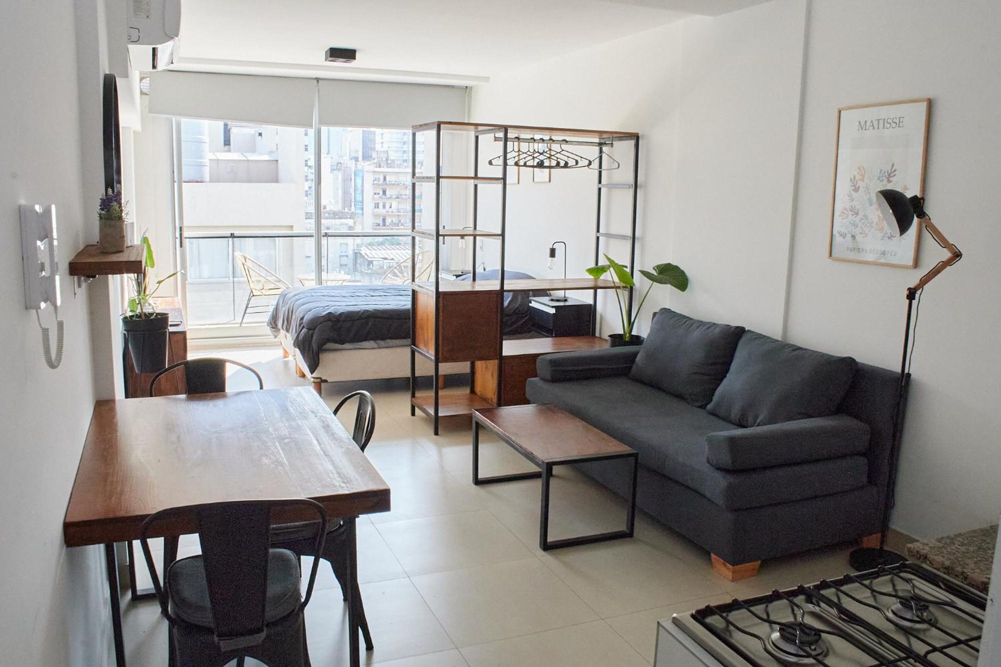 Inmejorable! Piso Alto En Centro Bsas, Moderno Con Parrilla Y Pileta 3 Pax Apartment - Buenos Aires — Photos 2